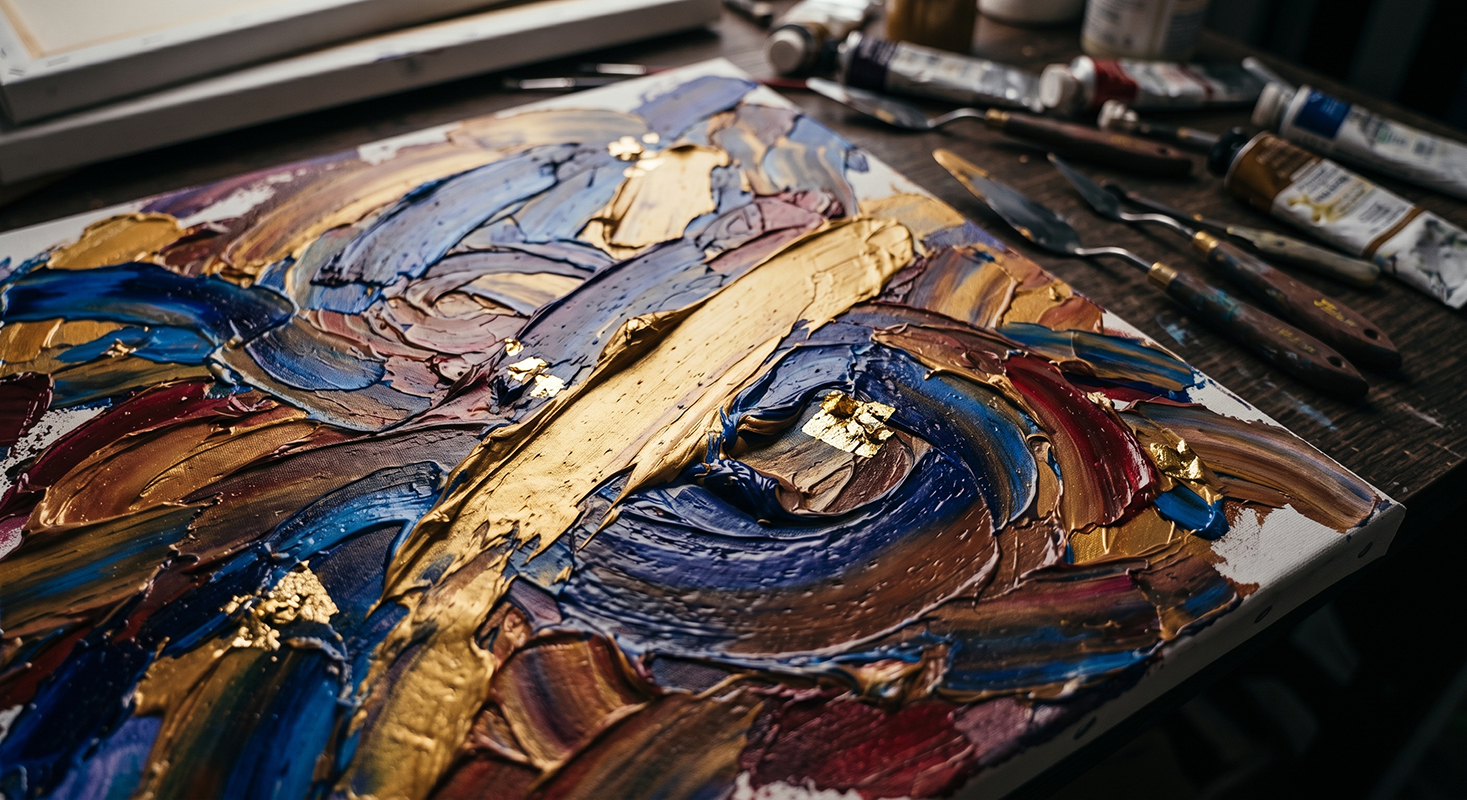 Self-Belief & Freedom - Bold Impasto Palette Knife Work